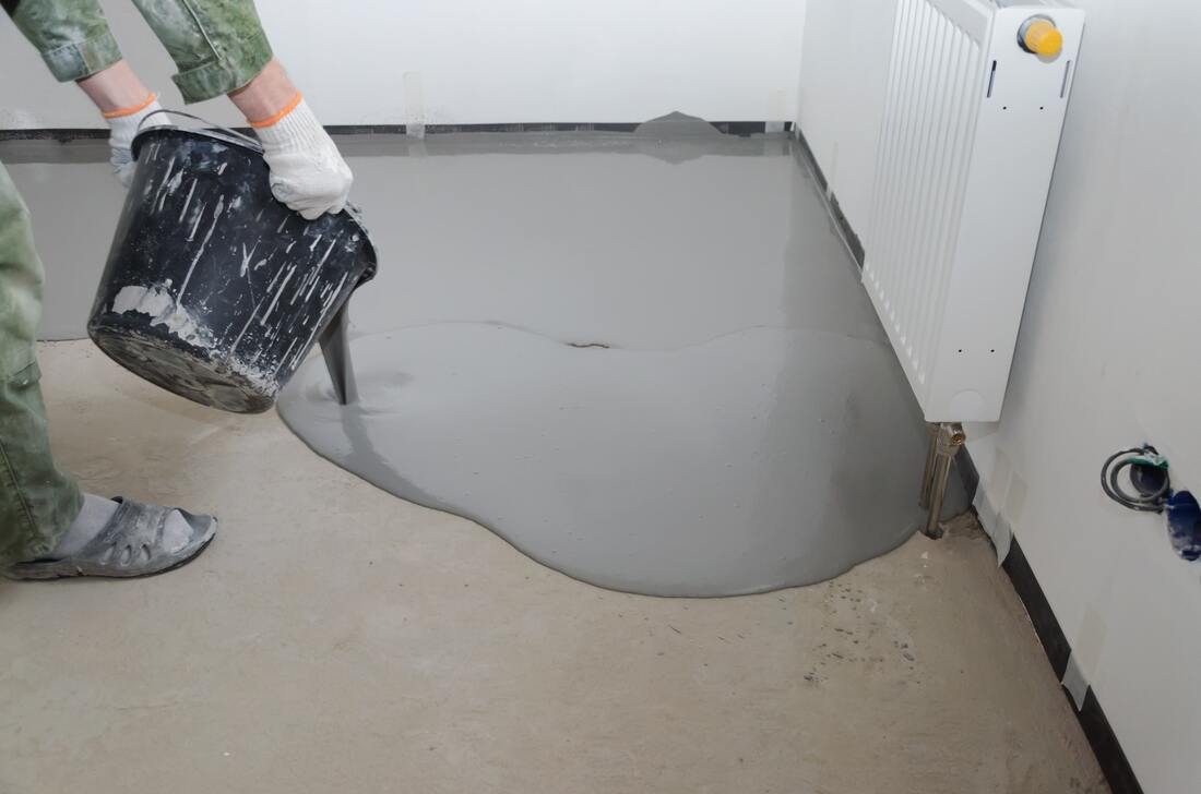 Concrete floor leveling was done for our client in Surrey. They were looking to get their flooring replaced.